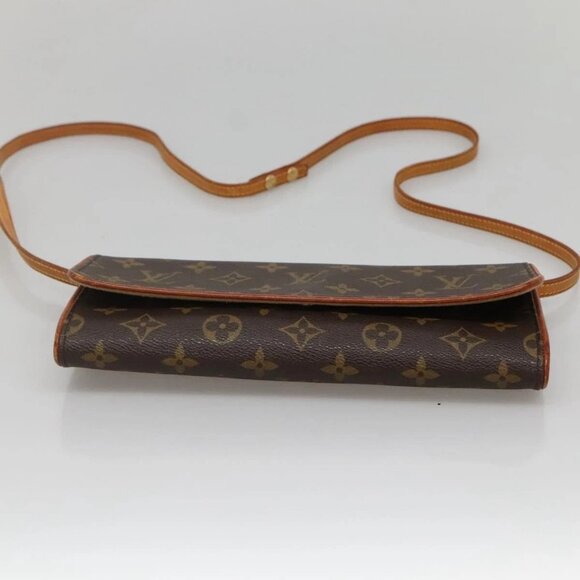 LOUIS VUITTON Monogram Pochette Twin GM Shoulder Bag M51852 LV Auth ep9618 - Picture 5 of 16